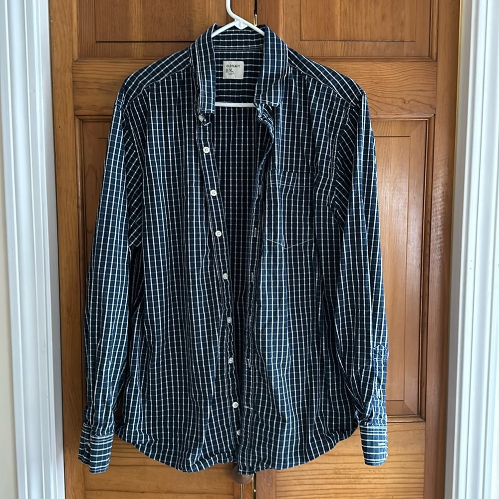 Old Navy Long Sleeve Plaid Shirt
